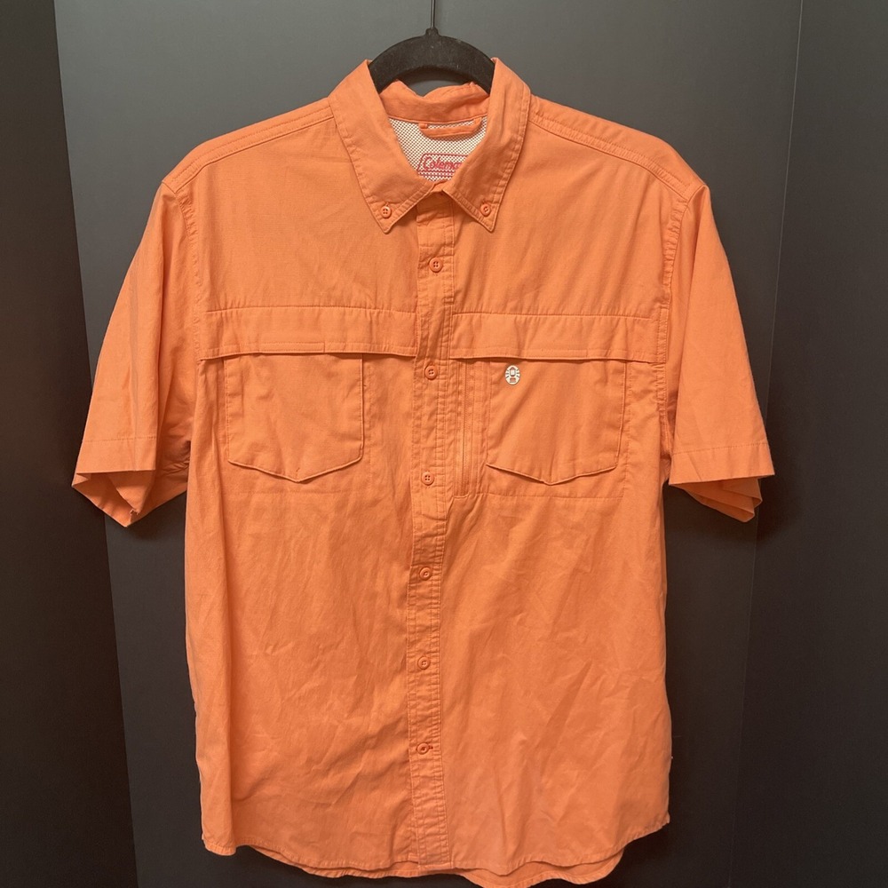 Coleman The Outdoor Company - Fishing/outdoor Shirt - Orange - Size Medium